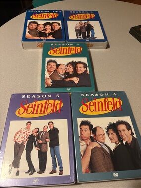 DVD box sets!  Seasons 1-6! Seasons 3-6 are still newly packaged!